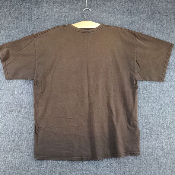 Gildan Men's Ultra Cotton Dekalb Deer Graphic T-Shirt Brown XL Short Sleeve - Picture 7 of 13